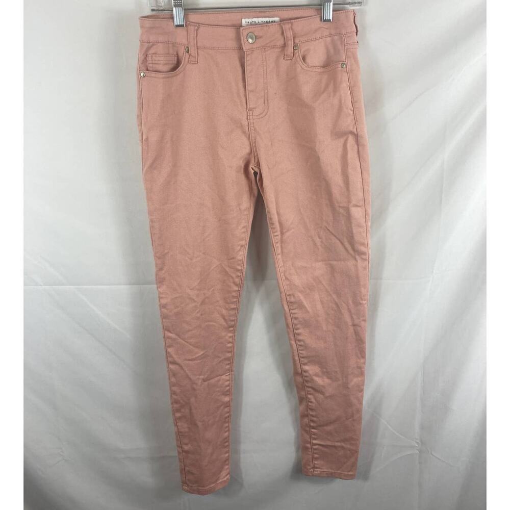 Truth + Theory Pink Skinny Jeans 4